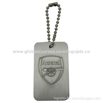 Dog Tag, Made of Painted Aluminum, with Laser Engraved Logo